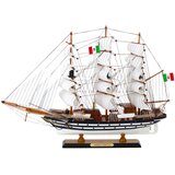 Lean Toys Zbirateljski model dekorativne jadrnice Amerigo Vespucci 64x46 cm | Shoptok.si