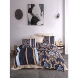  487 dark bluegoldwhite king quilt cover set (fr) | ePonuda.com