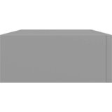  Zidne police s ladicom 2 kom sive 40 x 23,5 x 10 cm MDF | shoptok.hr
