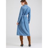 Levi's Košulja haljina 'Quincey Long Sleeve Maxi Dress' plavi traper | shoptok.hr