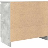  Komoda s ladicama beton siva 71x35x65 cm konstruirano drvo | shoptok.hr