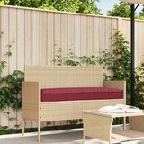 Vanjski Blazina za palete v vinski rdeči barvi 110 x 40 x 8 cm Oxford tkanina, (22090572) | Shoptok.si