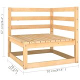 Vrtna sedežna garnitura 8-delna z blazinami trdna borovina, (20678055) | Shoptok.si
