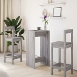  Barski stol siva boja hrasta 51x50x103,5 cm konstruirano drvo | Eponuda.ba