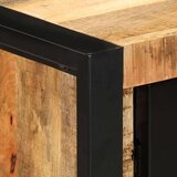 vidaXL Console Cabinet 90x35x75 cm Masivni neobdelan les Mango | Shoptok.si