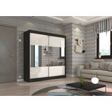 ADRK ORMAR TAMOS 200 CM (VIE BOJA)-crna/bijela | shoptok.hr