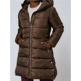 Sinsay Prošiveni kaput s kapuljačom | shoptok.hr