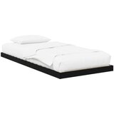  Krevet s daskama Crni hrast 75 x 190 cm Konstruirano drvo | shoptok.hr