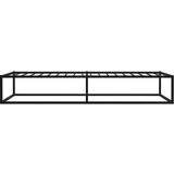 vidaXL Okvir za krevet crni metalni 100 x 200 cm | shoptok.hr