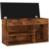 vidaXL Klupa za cipele s jastukom boja hrasta 80 x 30 x 47 cm iverica | shoptok.hr