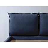 Bobochic Paris Temno modra oblazinjena zakonska postelja s prostorom za shranjevanje z letvenim dnom 180x200 cm Garance – | Shoptok.si