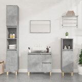 Maison Chic Kopalniška omarica - Kopalniški kabinet betonsko siva 30x30x190 cm inženirski les, (21794517) | Shoptok.si