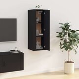  Stenska TV omarica črna 40x34,5x100 cm, (20730018) | Shoptok.si