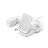 maggo wireless charging station 15w, 3 in 1