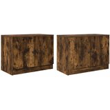 Ormarić za krevet 2 pcs Dimljeni Hrast 66 x 35 x 48 cm | Shoptok.si