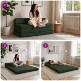 SOFA na razvlačenje Tamnozelena 120 x 60 x 49 cm Tkanina | Eponuda.ba