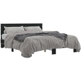  Okvir za krevet crni 160x200 cm konstruirano drvo i metal | shoptok.hr