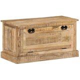 vidaXL klop s prostorom za shranjevanje 85x40x45 cm trden mangov les | Shoptok.si