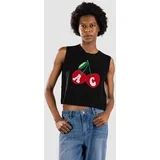 Apple Wmn Knit Vest Pulover black