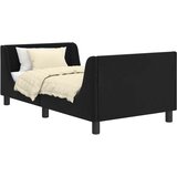  Krevet za djecu s uzglavljem Crna 80 x 160 cm Baršun | shoptok.hr