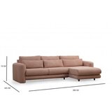 Atelier Del Sofa lily corner right pink | ePonuda.com