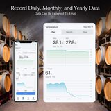 CHATTHEN 5x Wi-Fi senzor temperature in vlage z bazno postajo | Shoptok.si