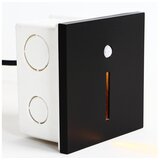  Emithor 70430 - LED svetiljka za stepenište sa senzorom LINE LED/1W/230V crna | Eponuda.com
