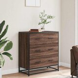  Komoda boja hrasta 68x35x76 cm konstruirano drvo i metal | Eponuda.com