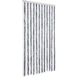  Zastor protiv muha sivo-bijeli 100 x 200 cm od šenila | shoptok.hr