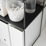 YAMAZAKI Crna metalna dodatna kuhinjska polica 41x24 cm Tower – | shoptok.hr