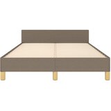  Okvir kreveta bez madraca smeđesivi 120x190cm tkanine | shoptok.hr