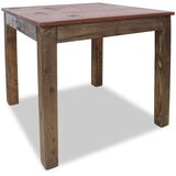  Jedilna miza iz masivnega predelanega lesa 82x80x76 cm | Shoptok.si