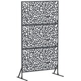  Zaslon za privatnost 100 x 50 x 180 cm Čelik Antracit Slike