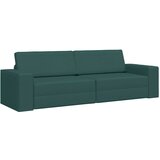 vidaXL Podni Sofa Krevet 2-u-1 Tamnozelena 245x150x60.5 cm Tkanina Cijene