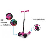 JAMARA romobil za djecu, 3 kotača, svjetla na kotačima, rozi, (4042774453435) | shoptok.hr