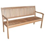 SUNFUN Diana Vrtna klupa (Š x D x V: 156 x 59,4 x 90 cm, Natur) Cijene