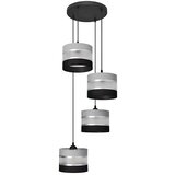  Luster na sajli HELEN 4xE27/15W/230V crna/siva/srebrna | Eponuda.com