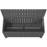  Kutija za pohranu siva 108x42 5x54 cm od masivne borovine | shoptok.hr