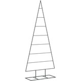 vidaXL Kovinska novoletna jelka za dekoracijo črna 150 cm | Shoptok.si
