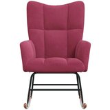  Gugalni stol vinsko rdeč žamet, (20702410) | Shoptok.si