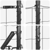 Euro ograda s špicama 10 x 1,4 m Čelik premazan PVC-om Siva | shoptok.hr
