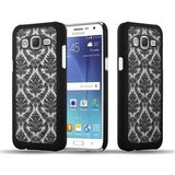 Cadorabo CARE, združljiv s Samsungom v črni barvi - trdi zaščitni pokrov v Flower Paisley Henna Design proti praskam in udarcem, (20559378) Cene
