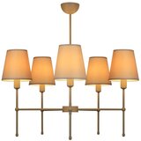  Luster na šipci MADELA 5xE14/40W/230V bela/bež | Eponuda.com