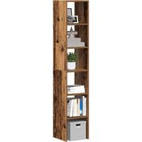 vidaXL Police za knjige 2 kom složive 30x30x80 cm konstruirano drvo | shoptok.hr