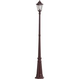 QAZQA Klasična zunanja svetilka temno rdeča 213 cm IP44 - Havana Cene