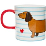 Sass & Belle Plava/smeđa porculanska šalica 300 ml Sausage Dog – | shoptok.hr