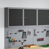  Ormar za alate s policom s pohranom Crna i Siva 50 x 20 x 55 cm | shoptok.hr