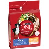 Purina ONE Medium/Maxi Adult piščanec - Varčno pakiranje: 2 x 2,5 kg Cene