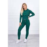 Kesi Set with wide cuffs in green color | Shoptok.si