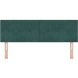  LED Čelna ogledala s gumbi, temno zelena, 80 cm, žamet, (22052640) | Shoptok.si